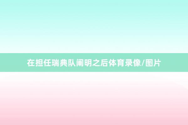 在担任瑞典队阐明之后体育录像/图片