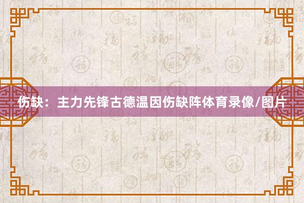 伤缺：主力先锋古德温因伤缺阵体育录像/图片