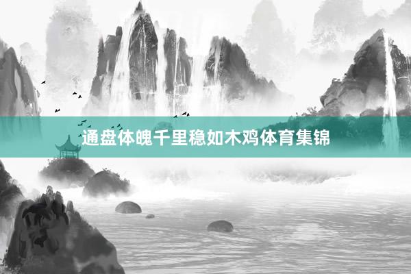 通盘体魄千里稳如木鸡体育集锦
