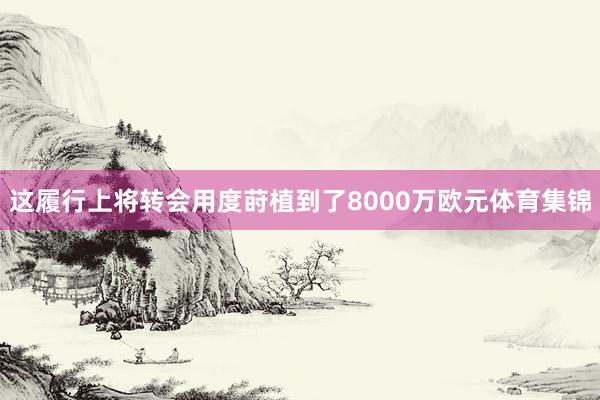 这履行上将转会用度莳植到了8000万欧元体育集锦