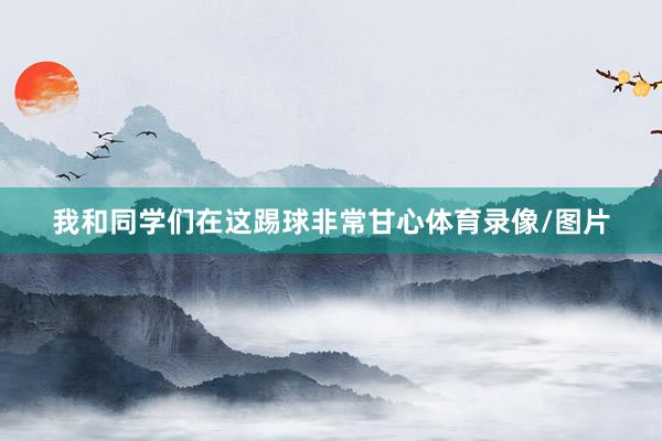 我和同学们在这踢球非常甘心体育录像/图片