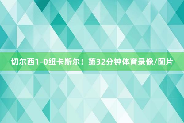 切尔西1-0纽卡斯尔！第32分钟体育录像/图片