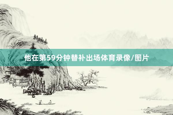 他在第59分钟替补出场体育录像/图片