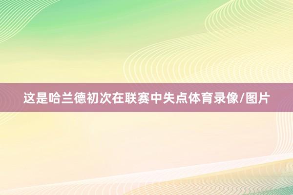 这是哈兰德初次在联赛中失点体育录像/图片