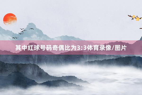 其中红球号码奇偶比为3:3体育录像/图片