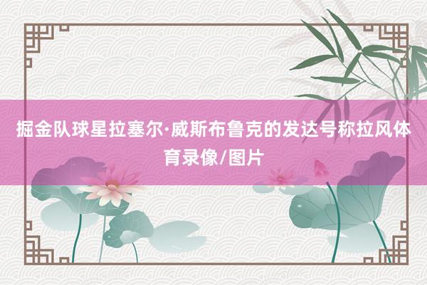 掘金队球星拉塞尔·威斯布鲁克的发达号称拉风体育录像/图片