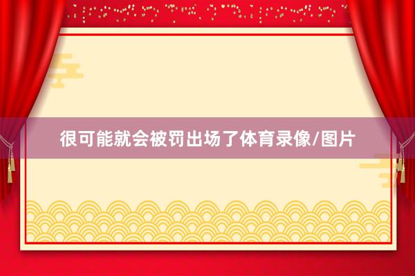 很可能就会被罚出场了体育录像/图片
