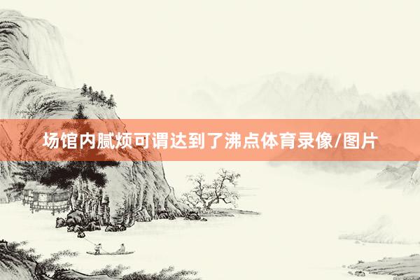 场馆内腻烦可谓达到了沸点体育录像/图片