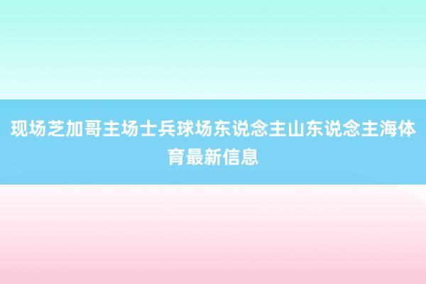 现场芝加哥主场士兵球场东说念主山东说念主海体育最新信息